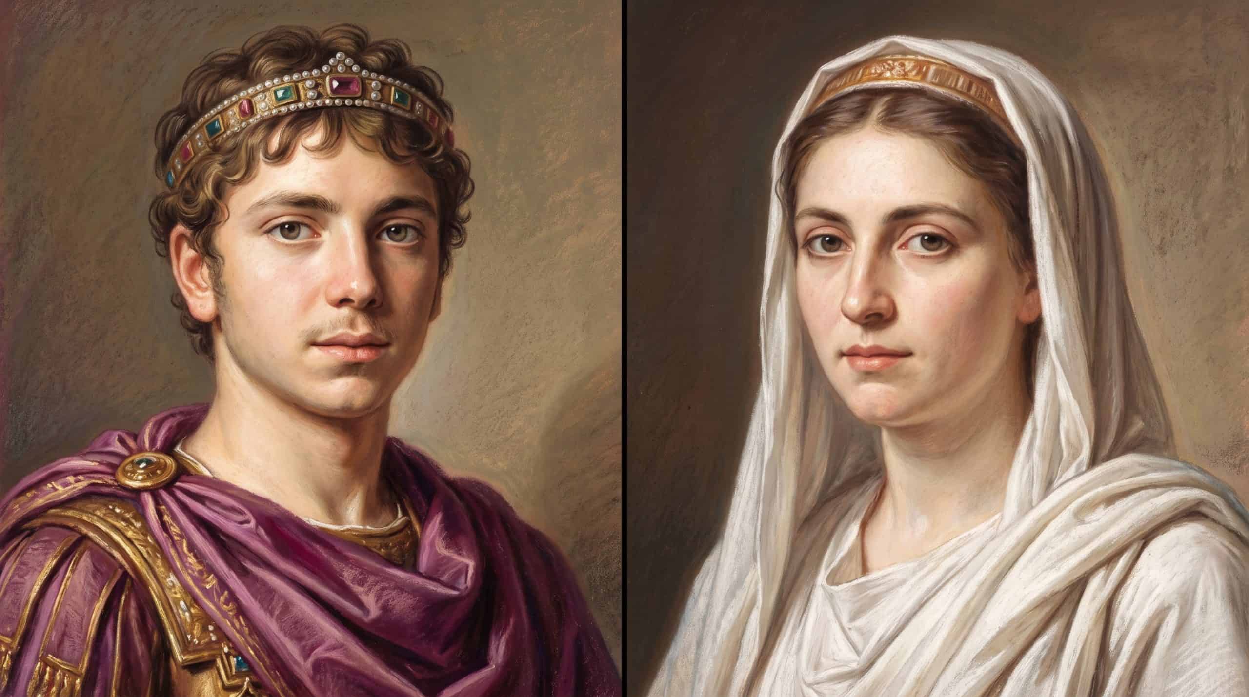 Elagabalus and Aquilia Severa