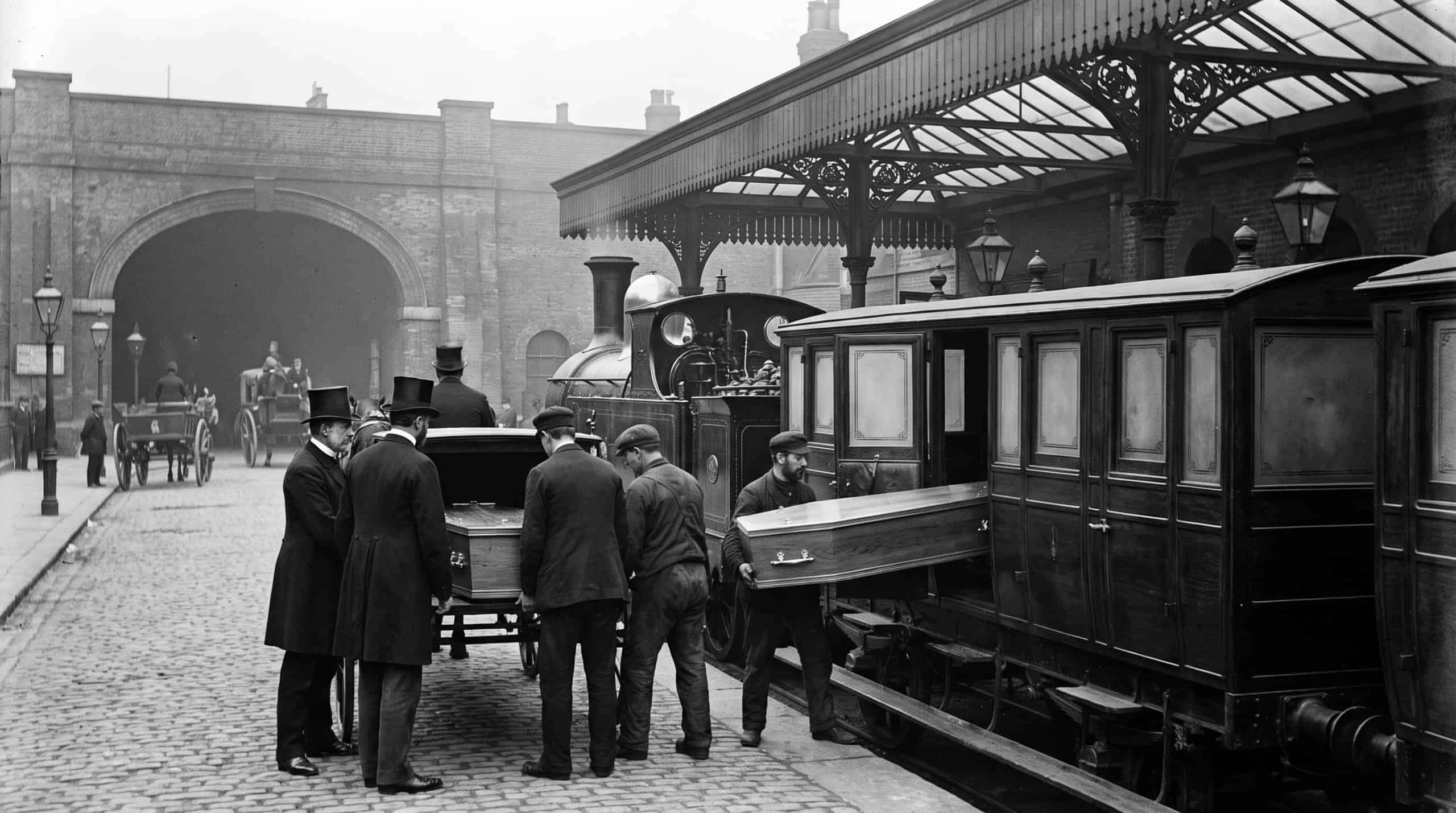 London operated a special railway for dead people