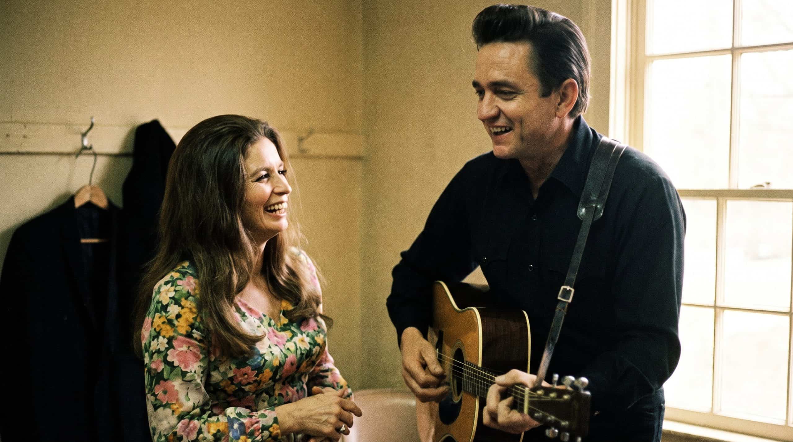 Johnny Cash and June Carter