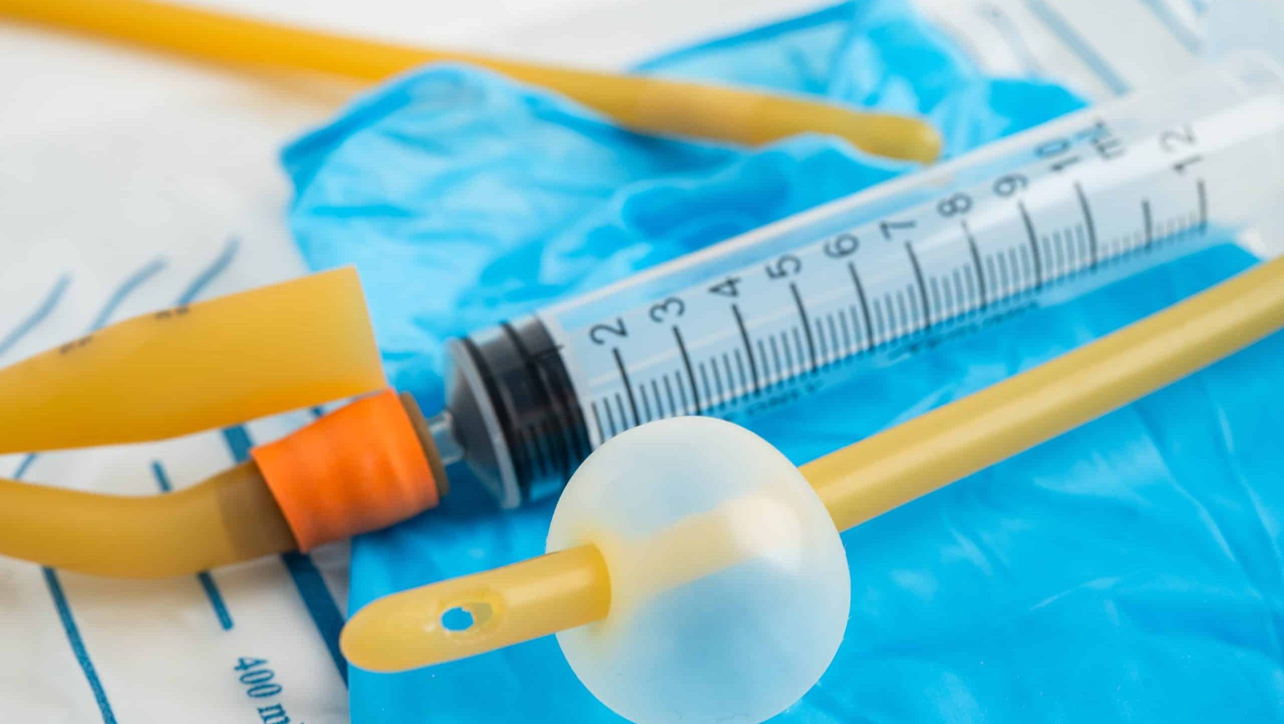Foley,Urinary,Catheter,With,Urine,Bag,For,Disability,Or,Patient