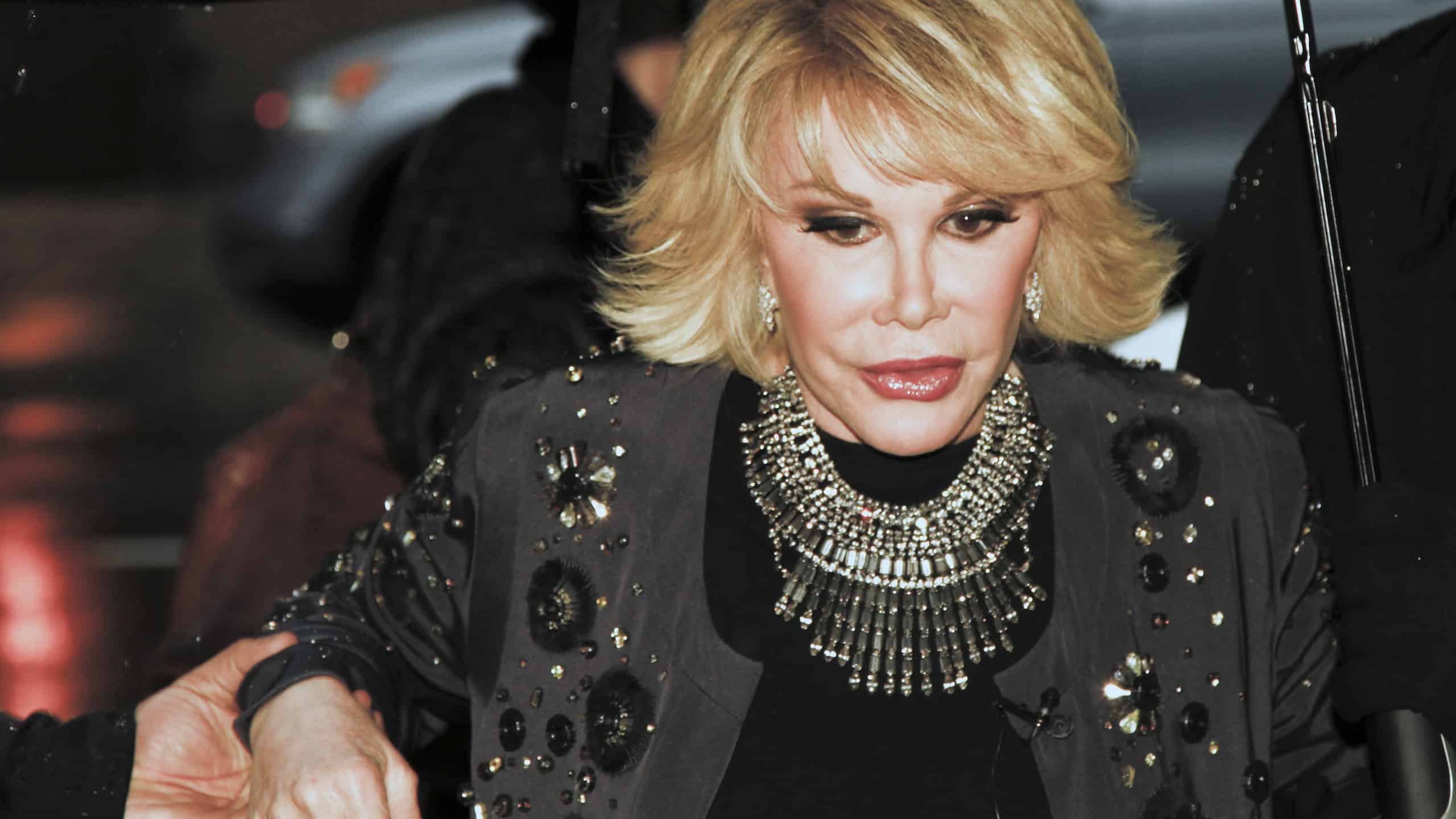 TV personality Joan Rivers arrives to Tribeca Talks: 'Joan Rivers A Piece Of Work' during the 2010 Tribeca Film Festival at the SVA Theater on April 26, 2010 in NYC