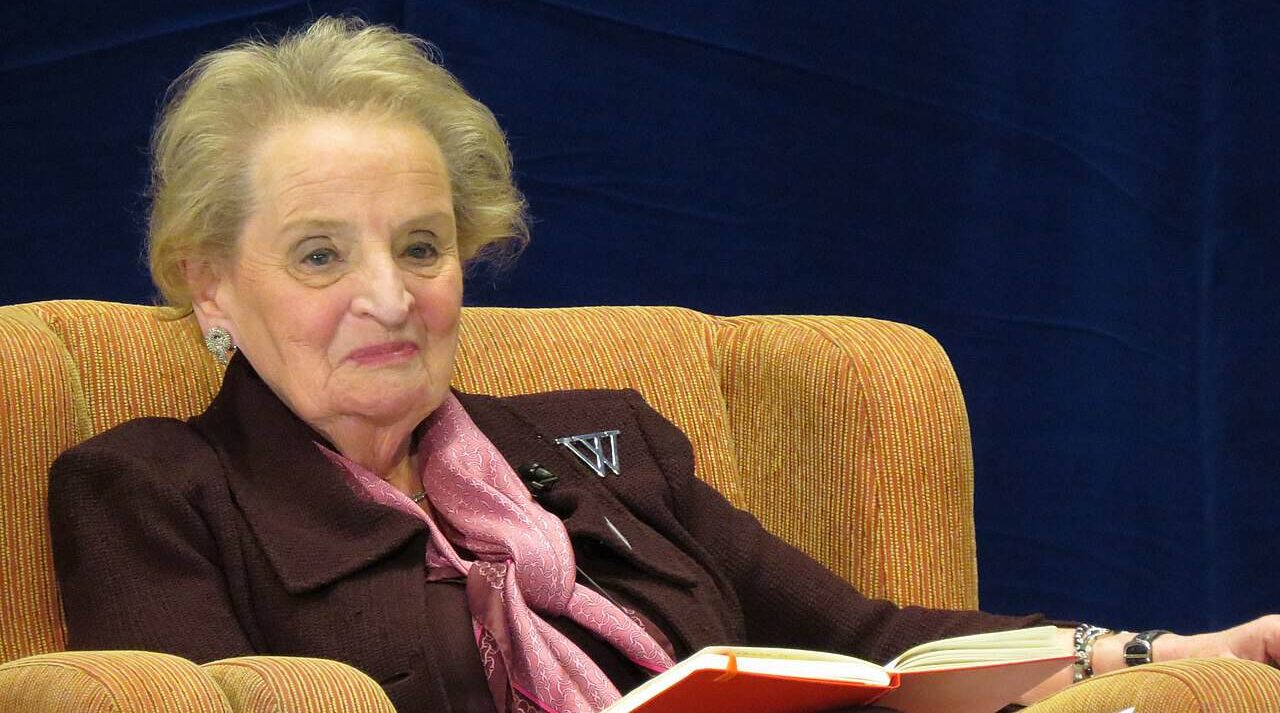 Madeleine Albright at Albright Institute public forum