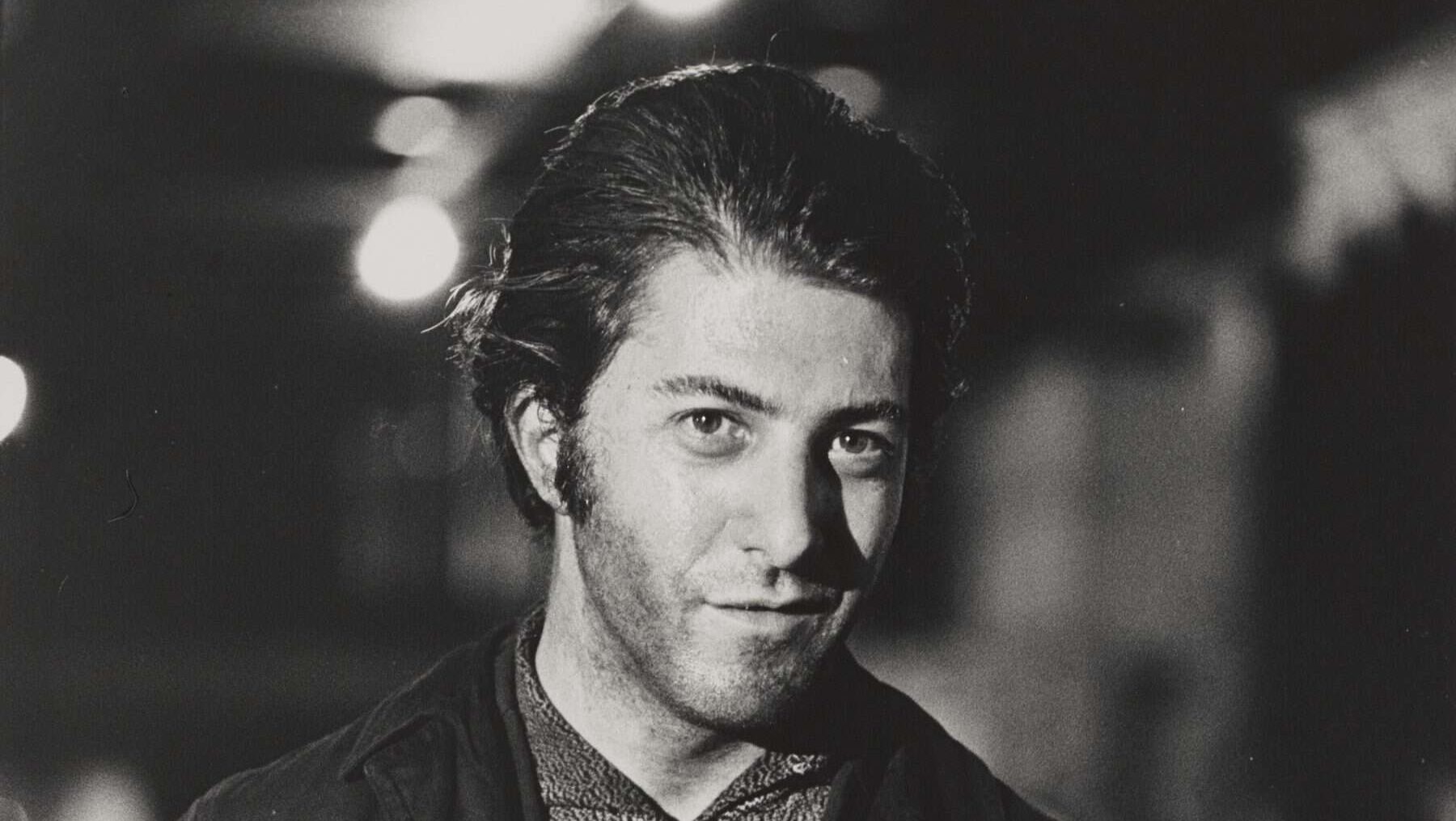 Dustin Hoffman on the set of "Midnight Cowboy"