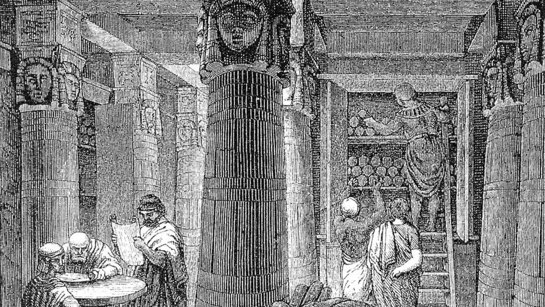 the Great Library of Alexandria