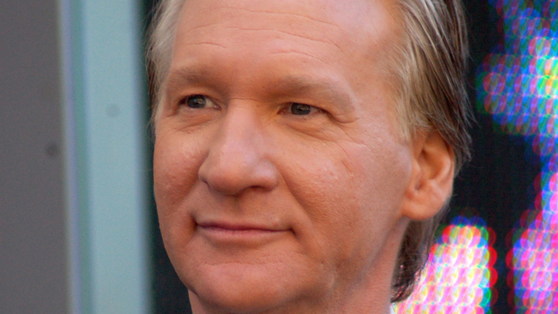 Bill Maher attending a ceremony to receive a star on the Hollywood Walk of Fame.