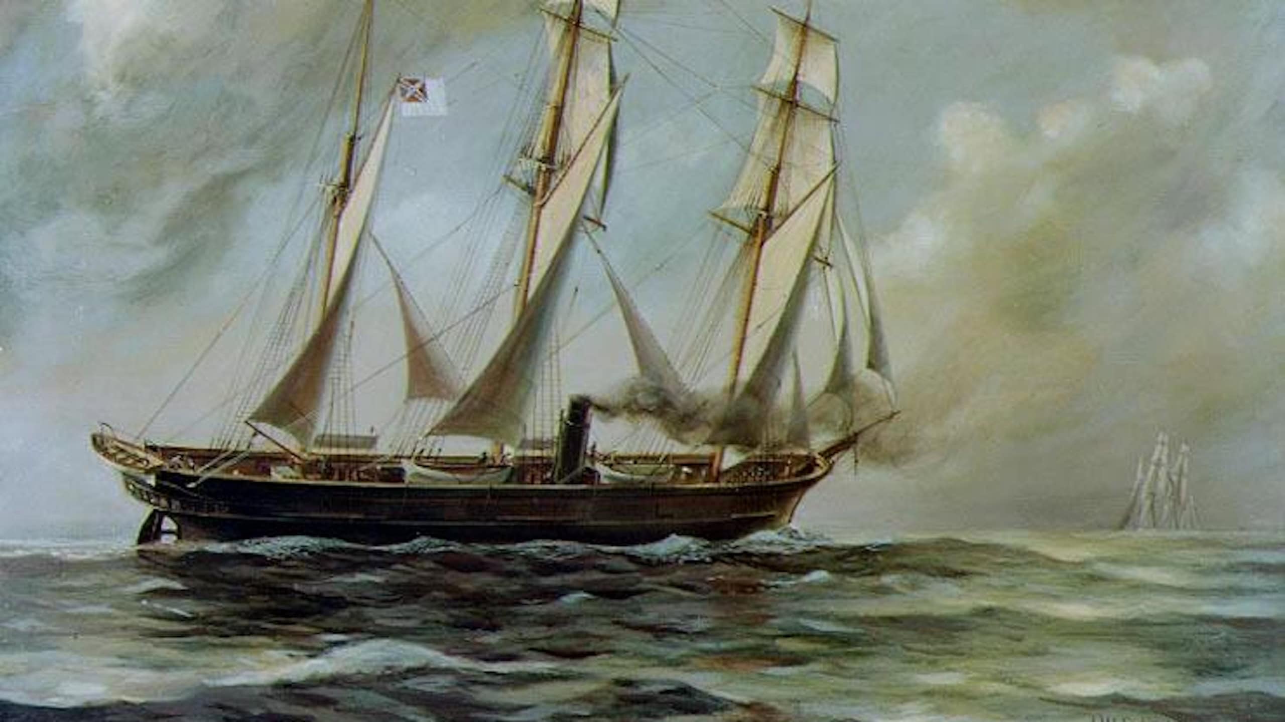 Painting of CSS Alabama