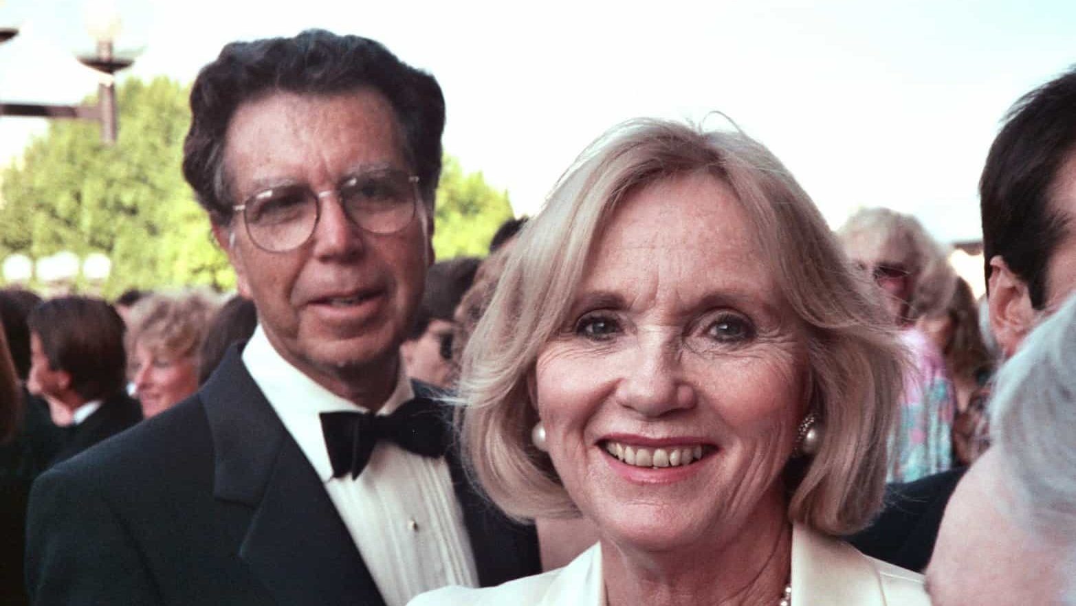 Eva Marie Saint with husband Jeffrey Hayden