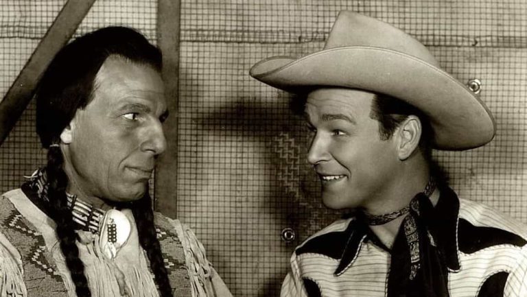 Iron Eyes Cody-Roy Rogers in North of the Great Divide