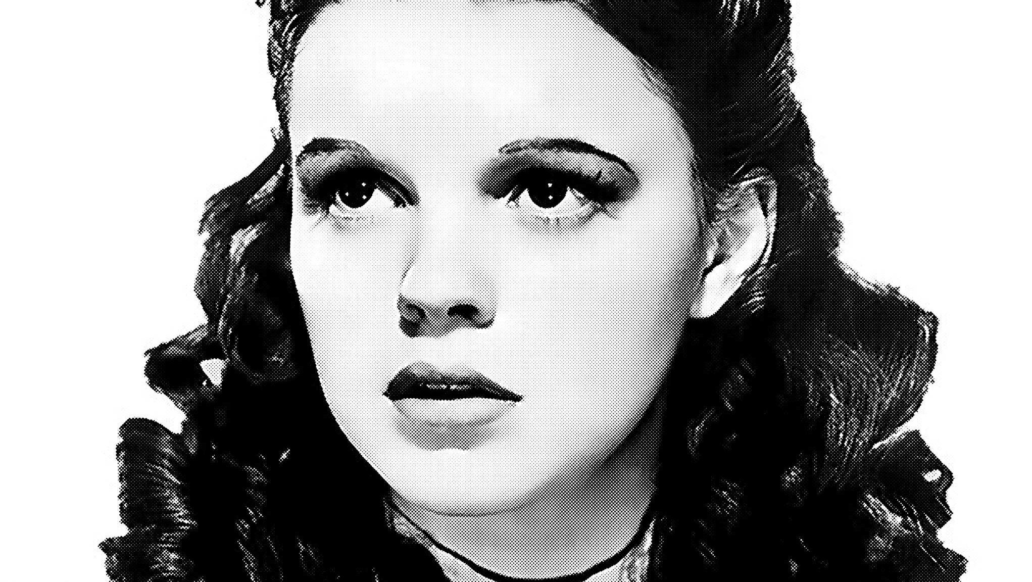 Judy Garland Half tone