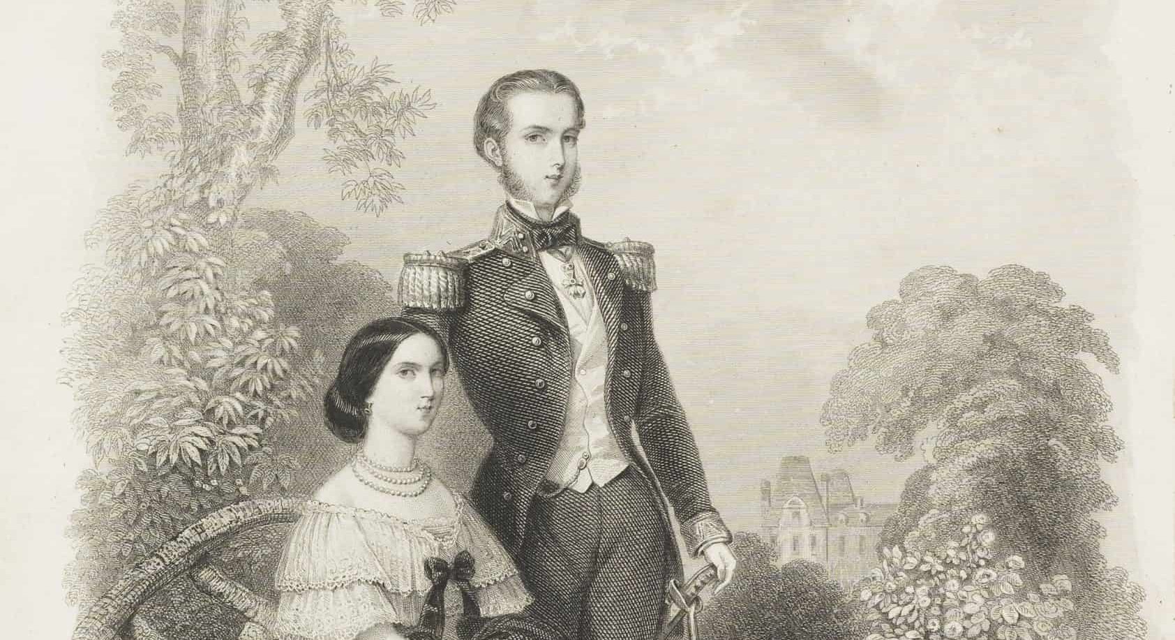 Archduke Maximilian and Empress Carlota of Mexico