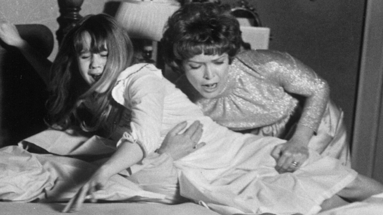 Linda Blair and Ellen Burstyn in The Exorcist