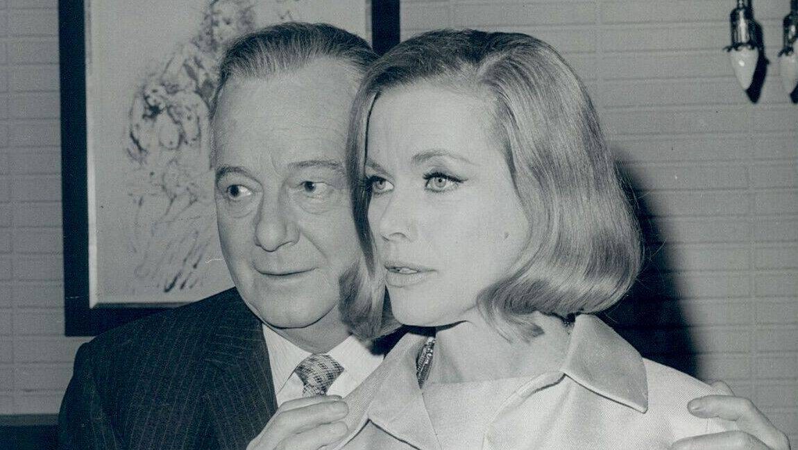 Maurice Evans and Honor Blackman