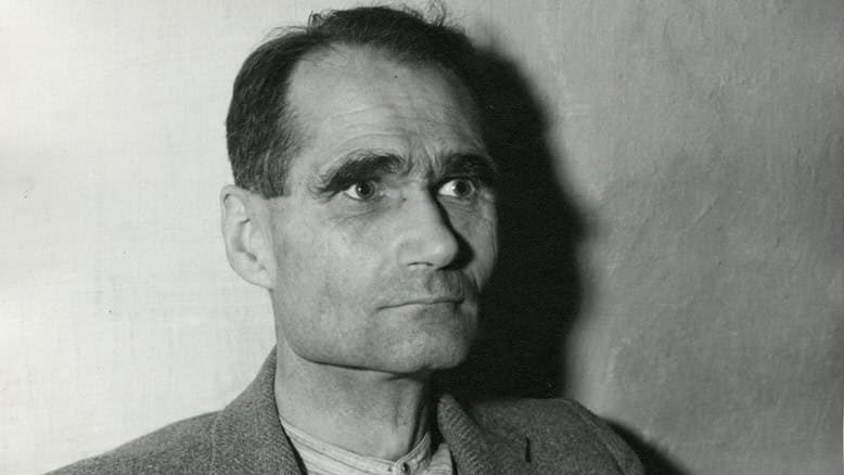 Rudolf Hess in prison