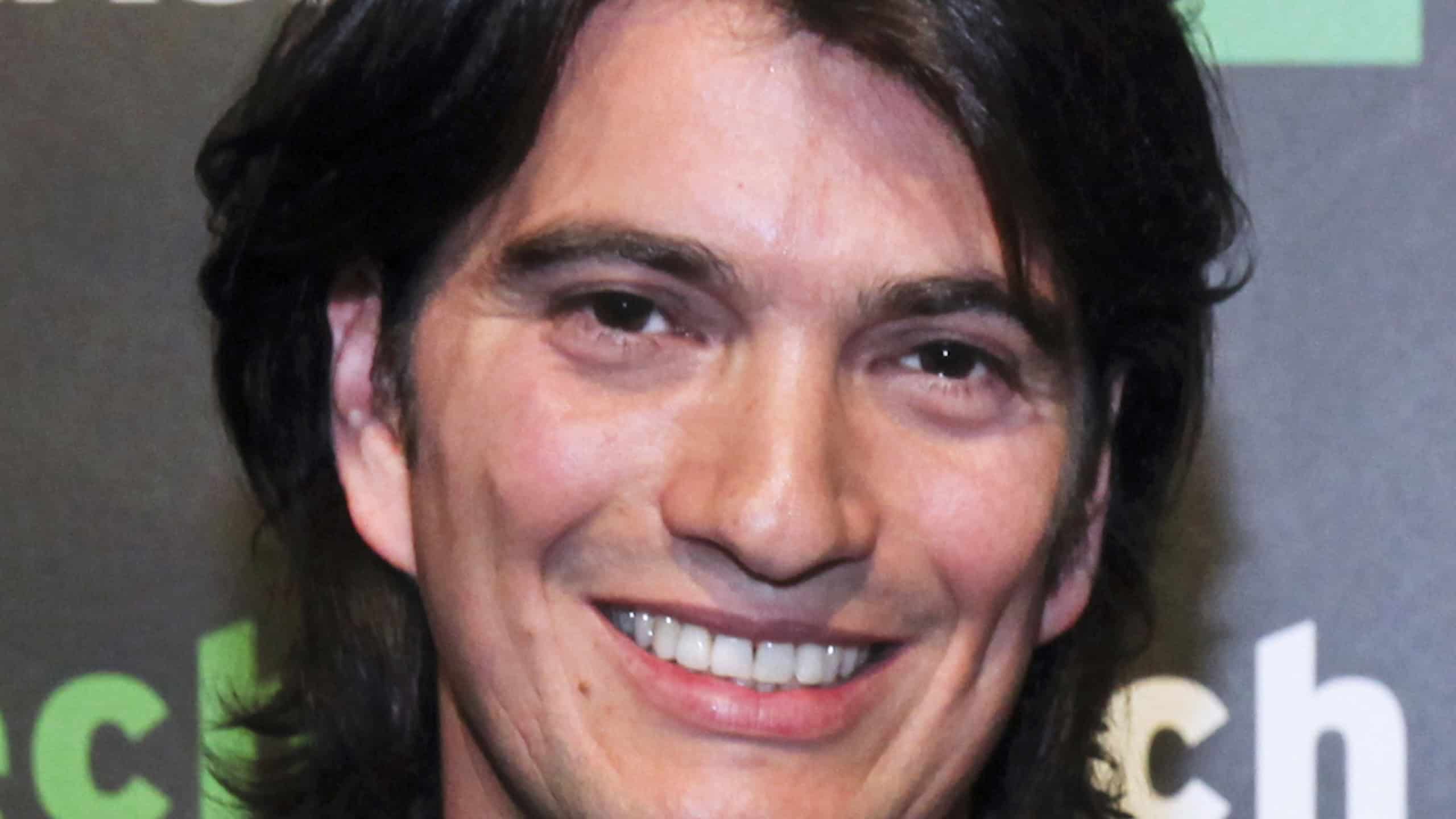Cropped picture of Adam Neumann at TechCrunch Disrupt NY 2015