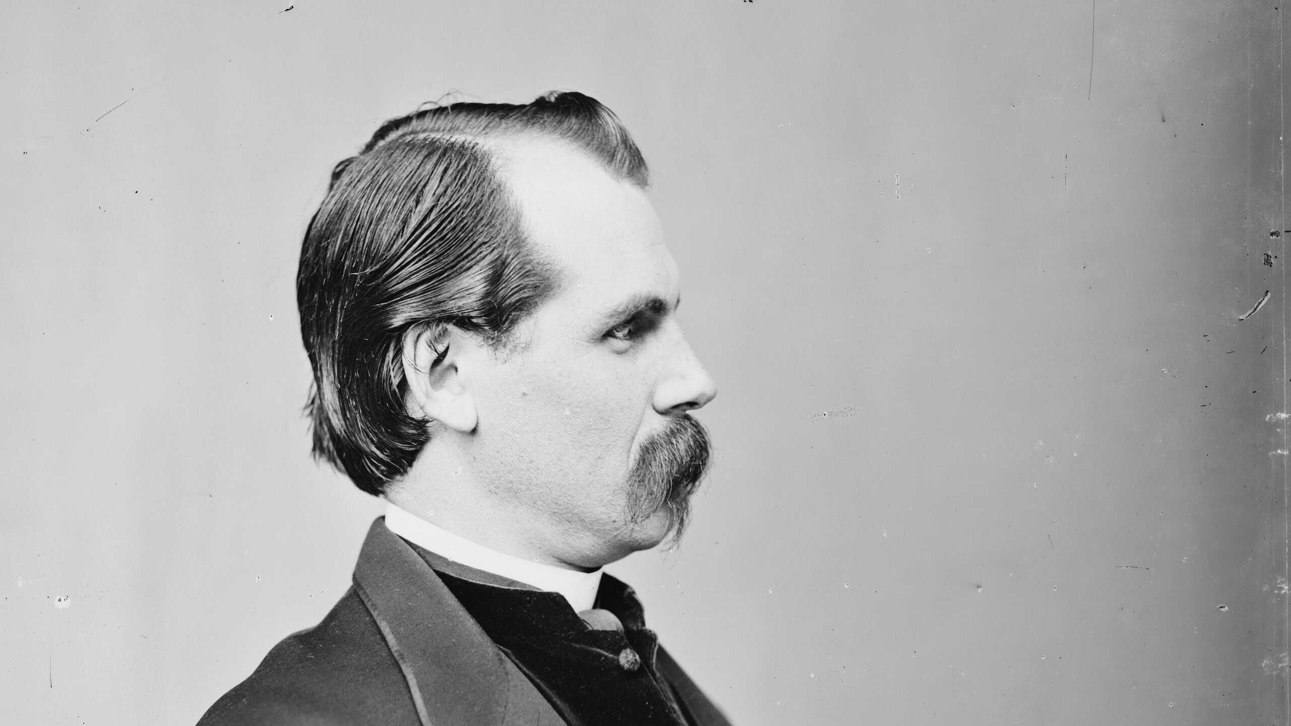Thaddeus S. C. Lowe. Library of Congress description: "Lowe, Prof. T.S.C. (military balloonist)".