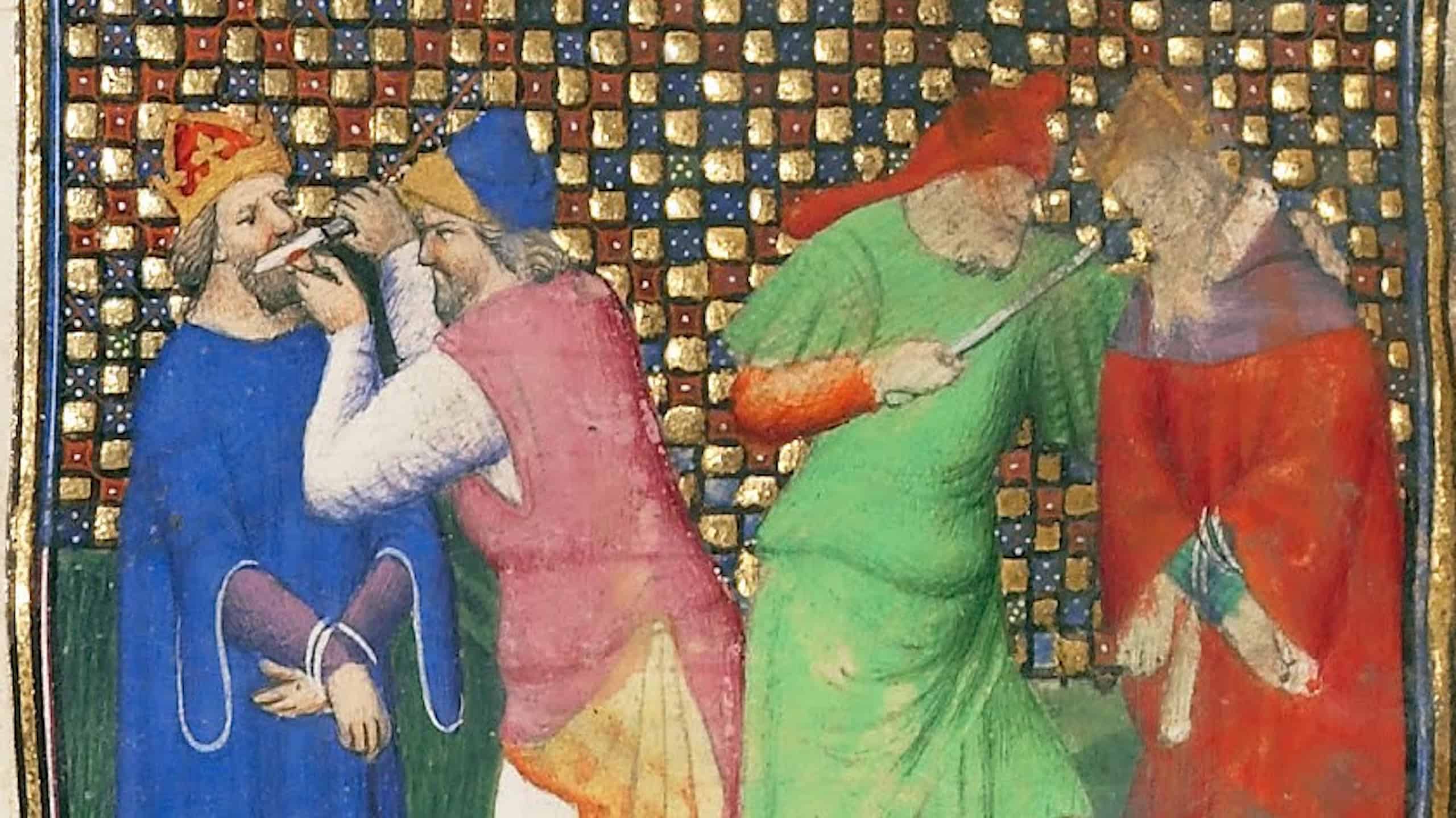 The Mutilation of the Byzantine Emperors Justinian II and Phillipicus