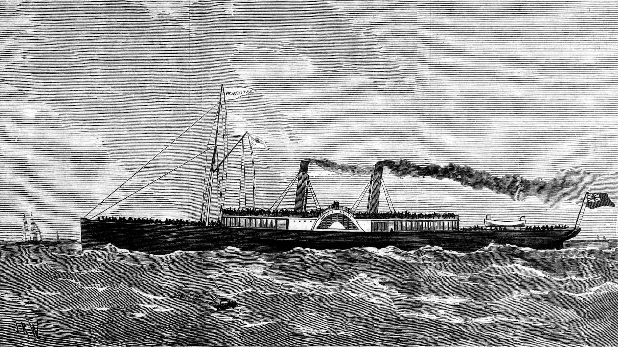 The Saloon Steam-Boat Princess Alice