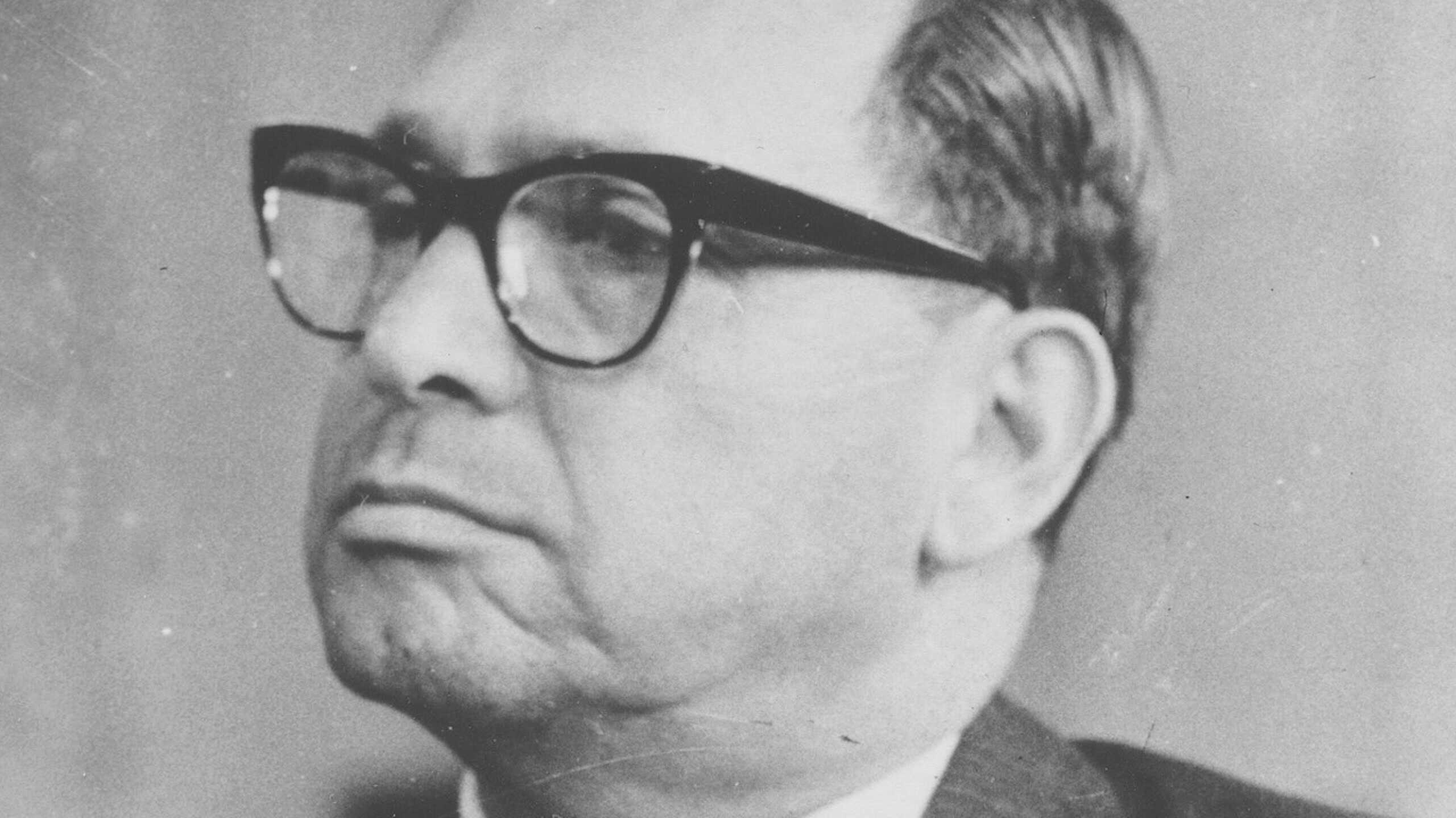 Cropped photograph of American mobster and crime boss, Tommy Lucches