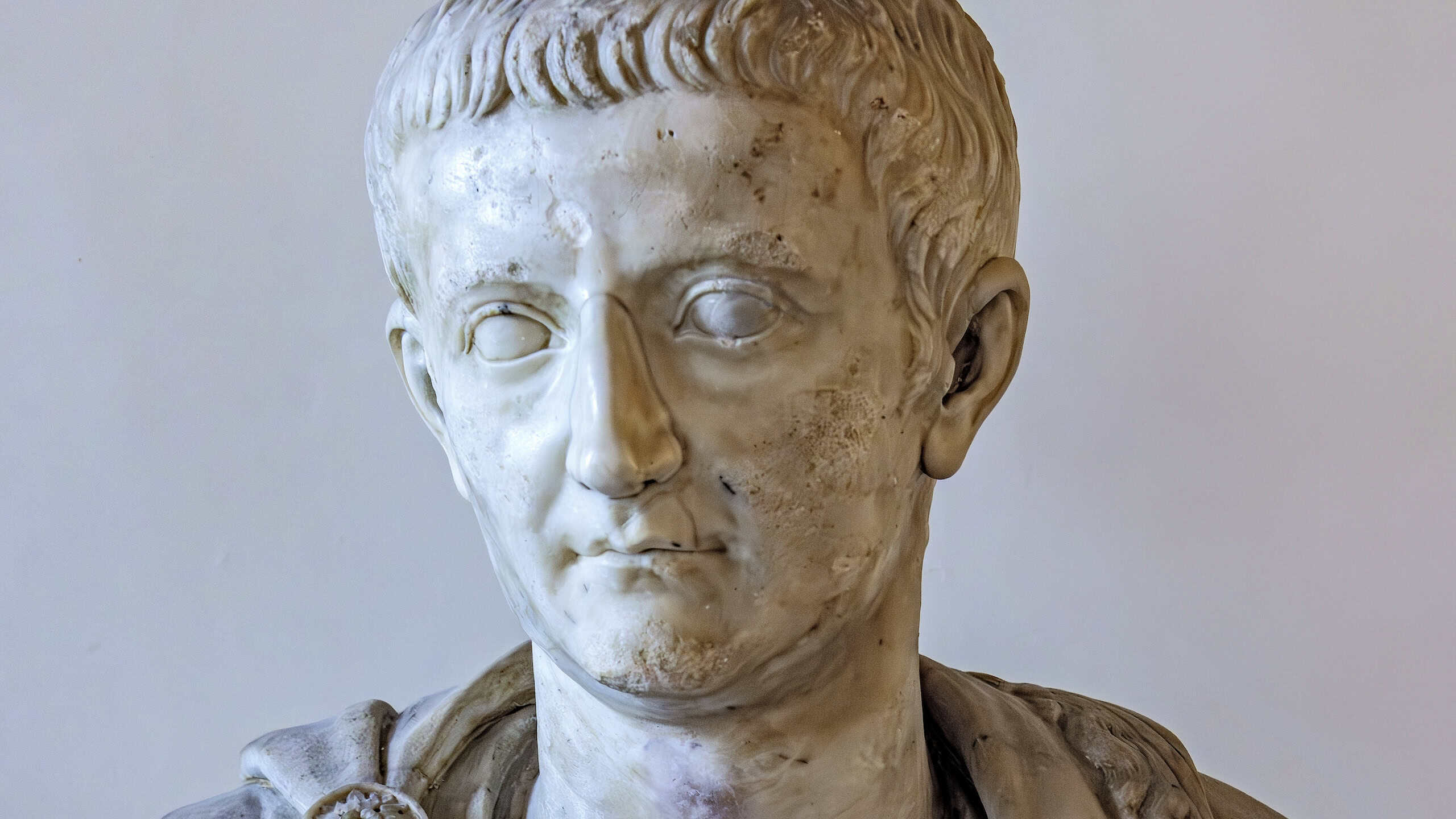 Tiberius Portrait of the 'Imperium Maius' type in Museo Archeologico Nazionale