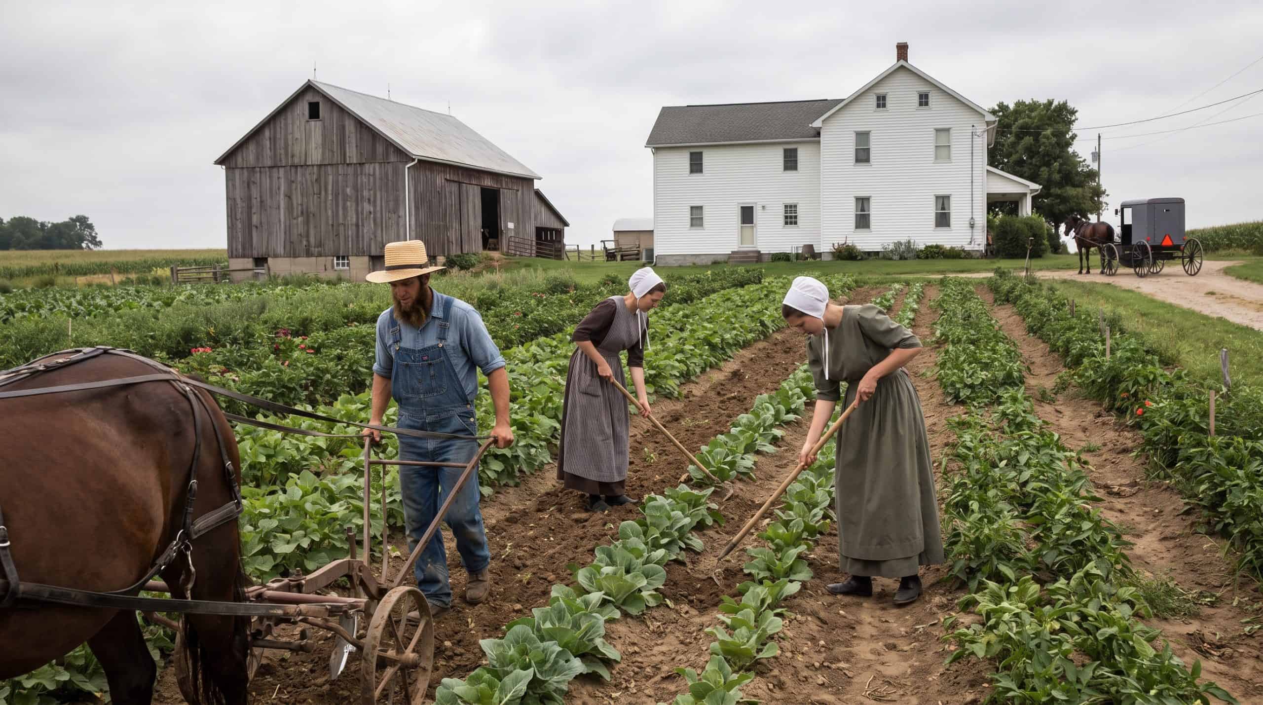 Amish simpler living life.