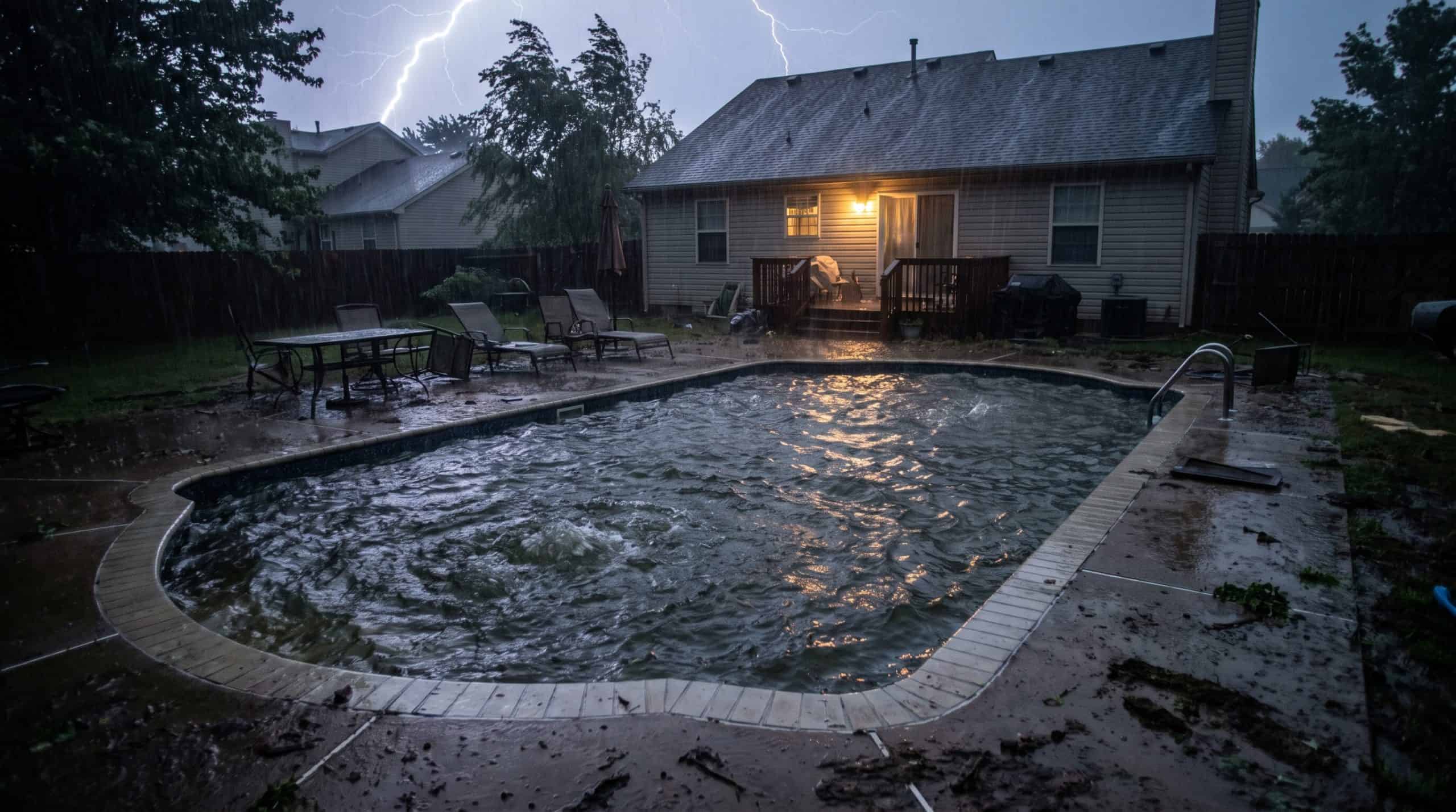 Poltergeist swimming pool