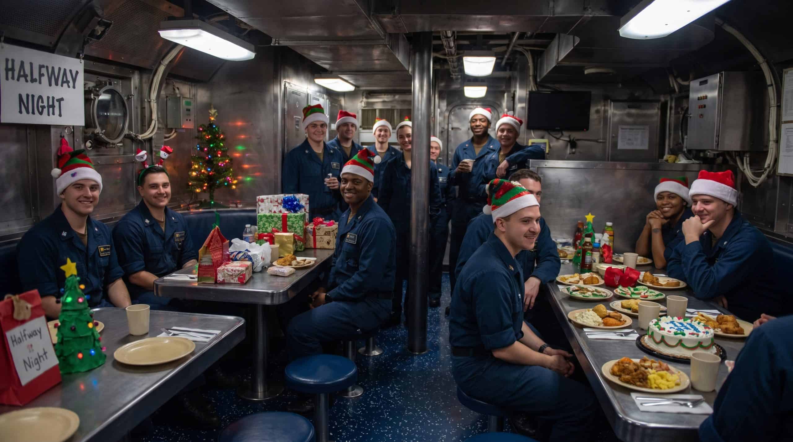 Submarine deployments have their own version of Christmas
