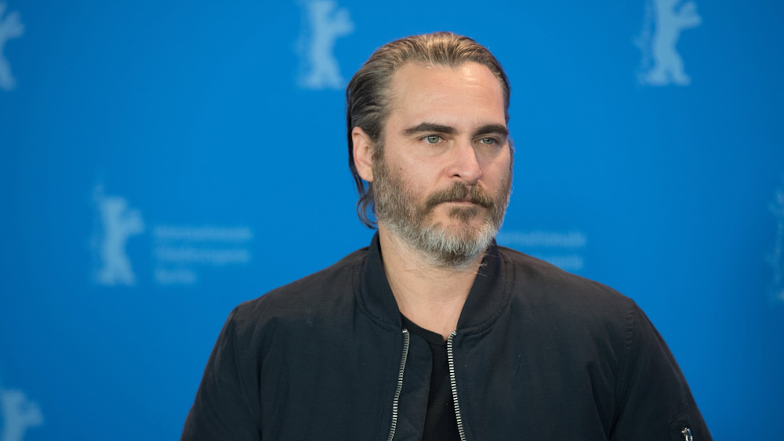 Berlin, Germany - February 20, 2018: US actor Joaquin Phoenix poses at the 'Don't Worry, He Won't Get Far on Foot' photo call during the 68th Berlinale International Film Festival 2018
