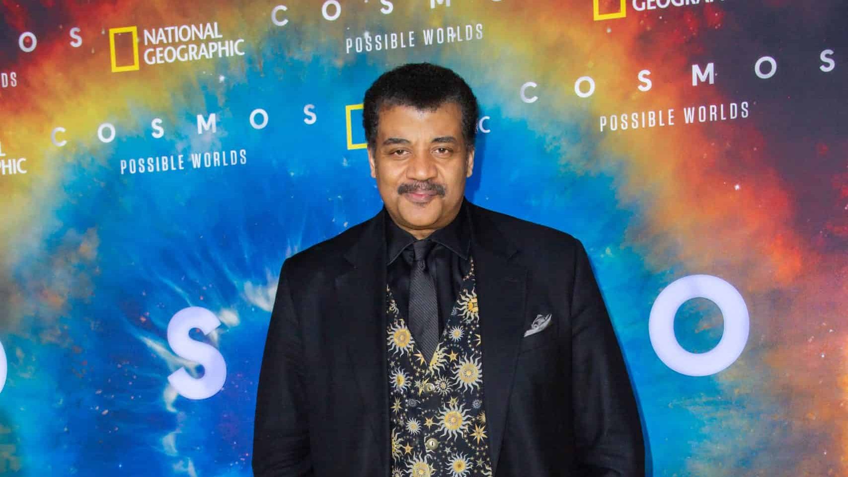 Neil deGrasse Tyson arrives at the Los Angelos premiere of National Geographic's "Cosmos: Possible Worlds" at Roycr Hall, UCLA in Westwood, California on Feb.26, 2020.