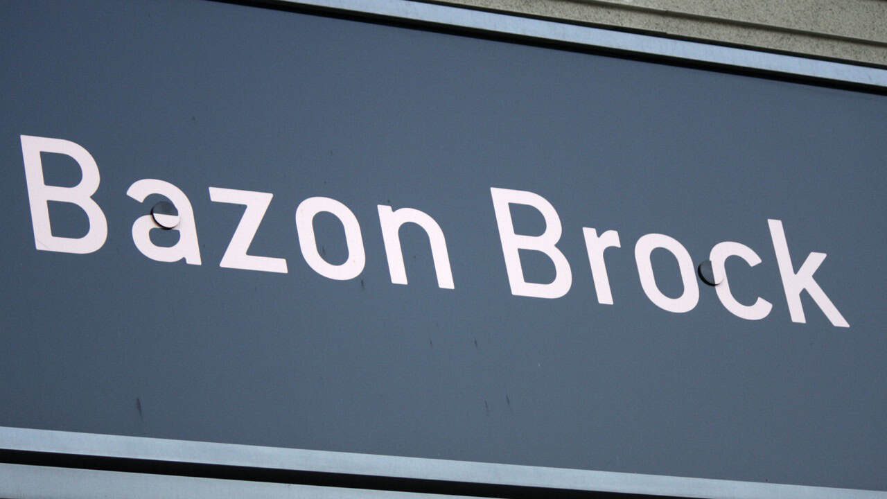 MARCH 20, 2014 - BERLIN: the logo of the brand "Bazon Brock", Berlin.