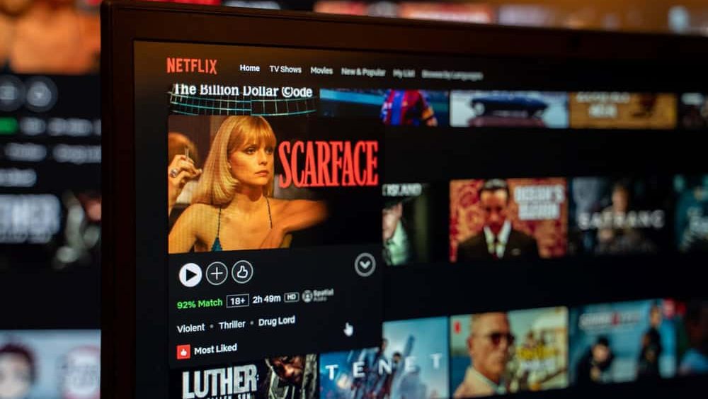 Scarface,Movie,Poster,On,Netflix,Site.,Scarface,Is,A,1983