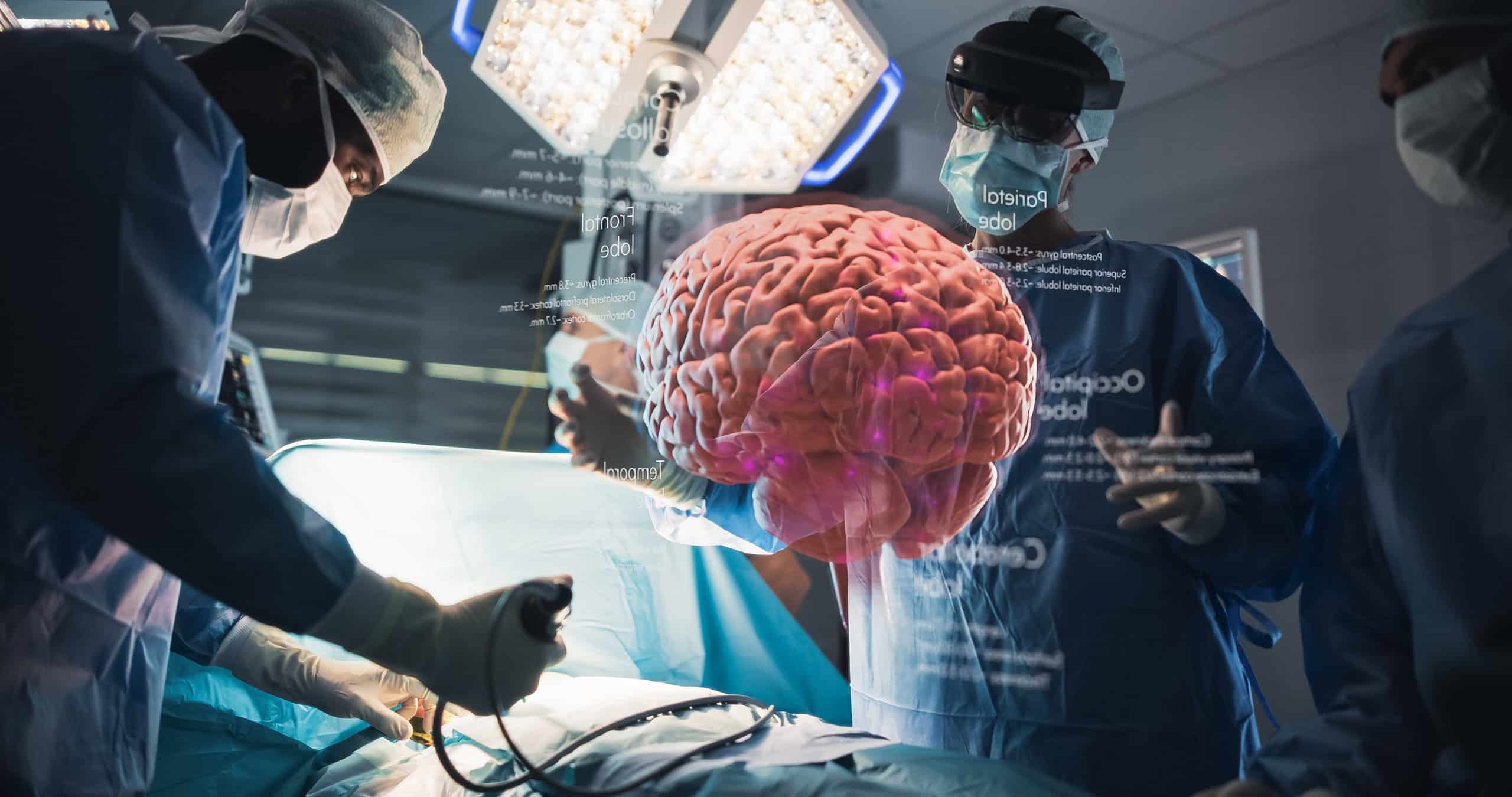 Surgeons use Augmented Reality in a Sterile Operating Room, Use Holographic Brain Visuals to Enhance Precision in Neurosurgery, Chronic Disease Treatment With Innovative Medical Technology.