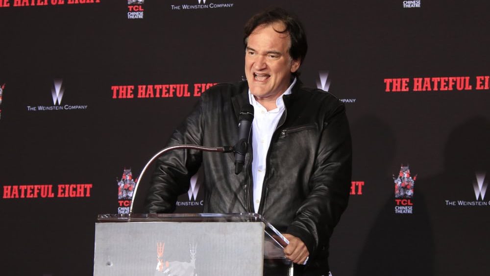 LOS ANGELES - JAN 5: Quentin Tarantino at a ceremony as Quentin Tarantino is honored with hand & footprints at the TCL Chinese Theatre IMAX on January 5, 2016 in Los Angeles, CA