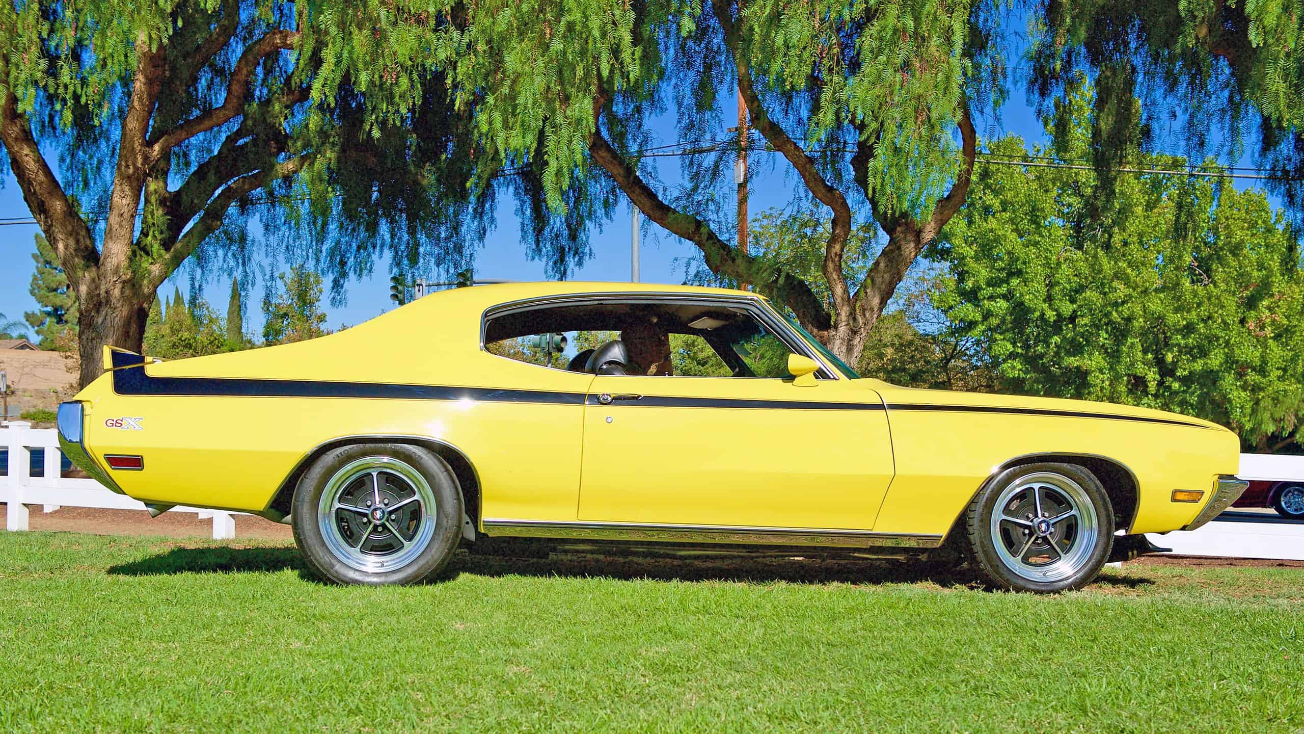 YORBA LINDA/CALIFORNIA - OCT. 1, 2016: Classic Buick GSX departing from the community center in Yorba Linda, California USA