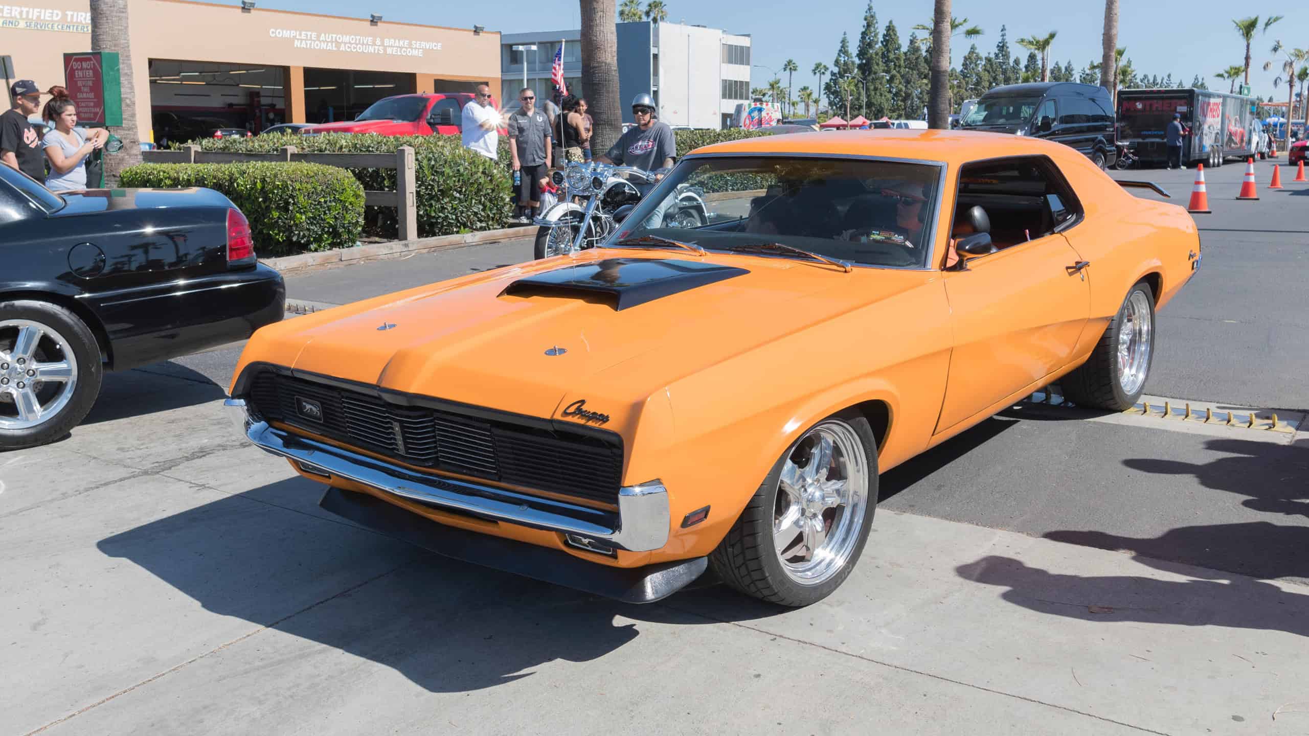 Buena Park, USA - April 30, 2017: Mercury Cougar Eliminator on display during the Fabulous Fords Forever