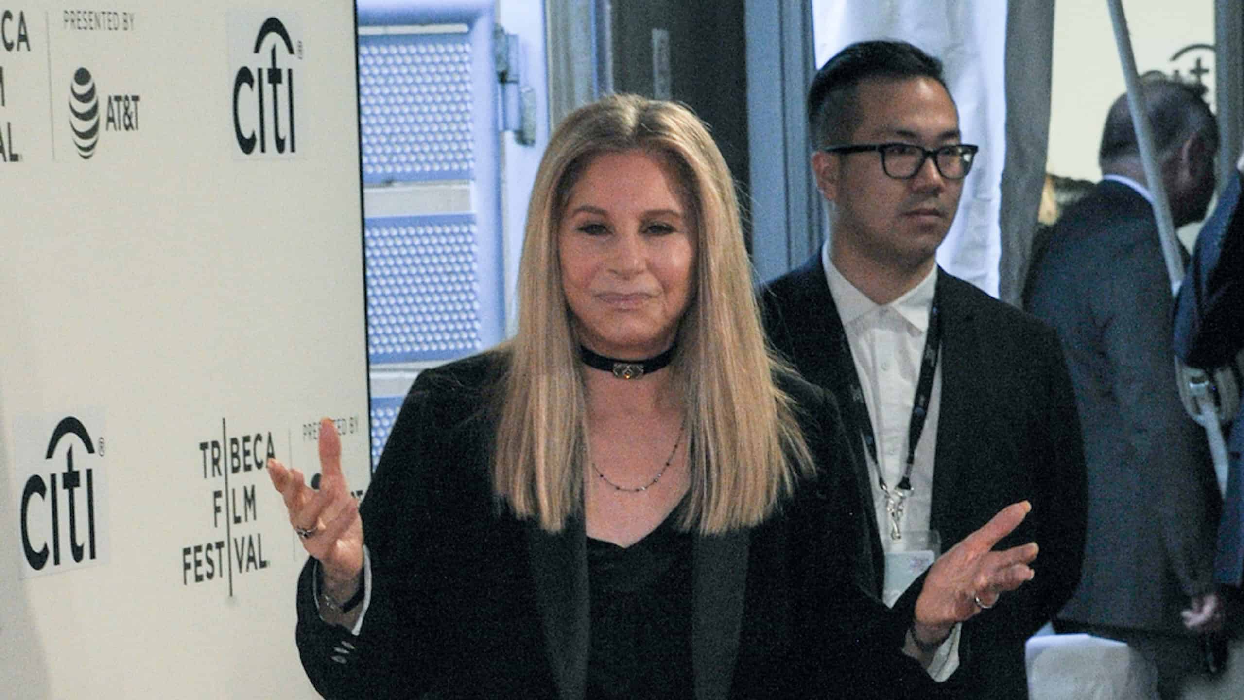 NEW YORK, NY - APRIL 29: Singer-songwriter Barbra Streisand attends Tribeca Talks: Storytellers: Barbra Streisand With Robert Rodriguez at BMCC Tribeca PAC on April 29, 2017 in New York City.