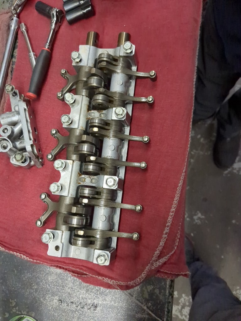 Camshaft engine part for vehicle repair and maintenance.