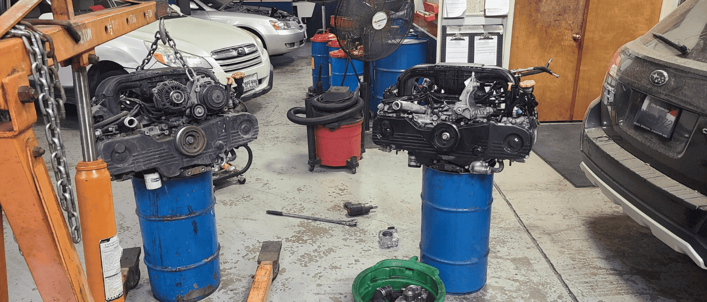 Engine repair and maintenance services at Auburn Service Center, specializing in engine diagnostics.