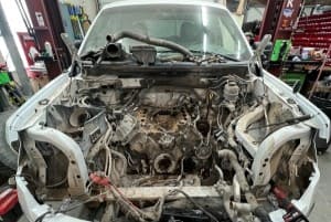 Engine repair service at Authentic Automotive, specializing in engine diagnostics and rebuilding for.
