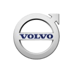 Volvo car being serviced at a professional auto repair shop.