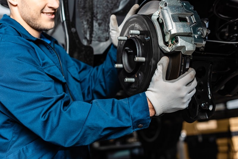 Professional brake repair and maintenance at Auto Tech Solutions.