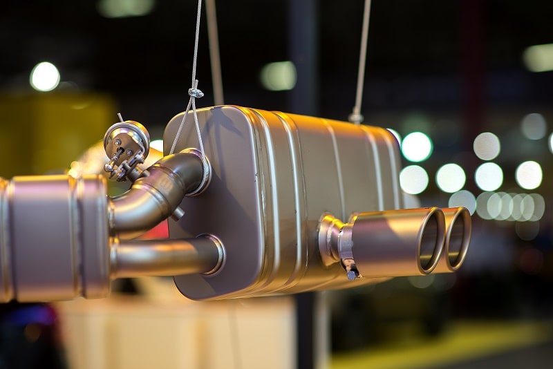 Exhaust system component for vehicle emissions and performance.