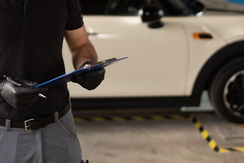 Vehicle inspection and diagnostics at Auto Tech Solutions.