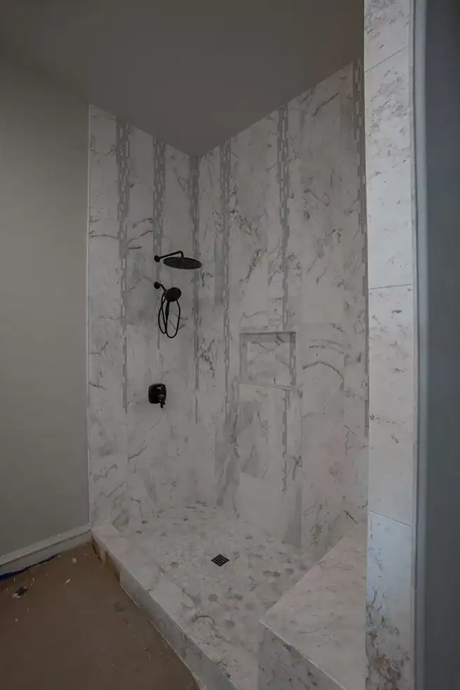 Bathroom remodel by Baker Flooring & Design