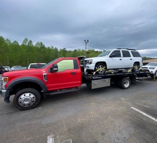 Towing service for vehicles at BC Automotive, specializing in roadside assistance and vehicle recove.