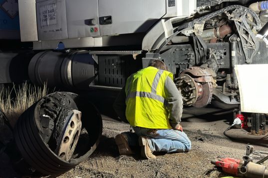 Truck tire repair, roadside assistance, and tire replacement services in Montana.