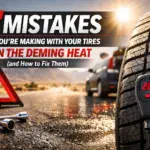 Tire safety tips for hot weather and preventing heat-related tire issues.