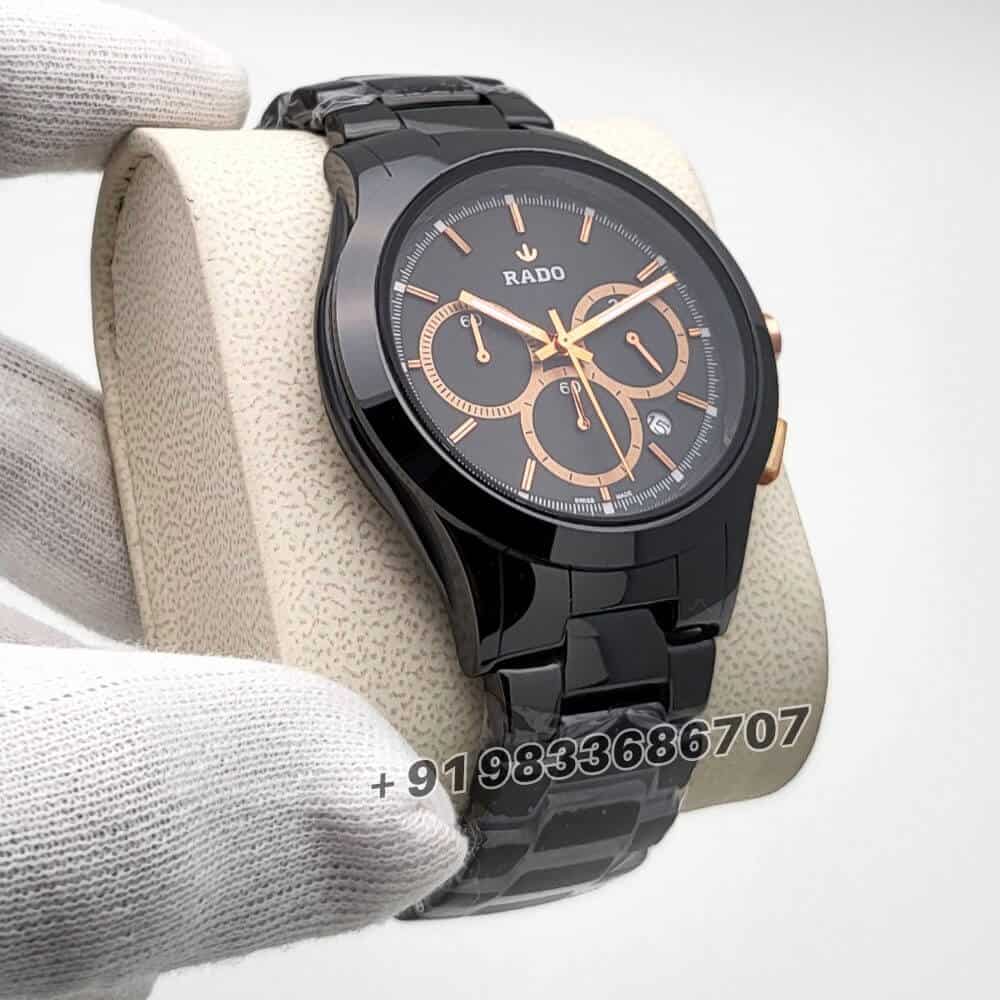Rado Hyperchrome Chronograph Rose Gold High Quality Watch