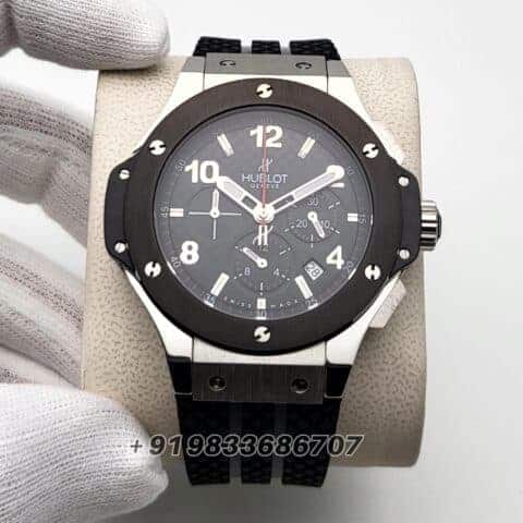 Hublot Big Bang Silver Ceramic Bezel High Quality Watch (1)