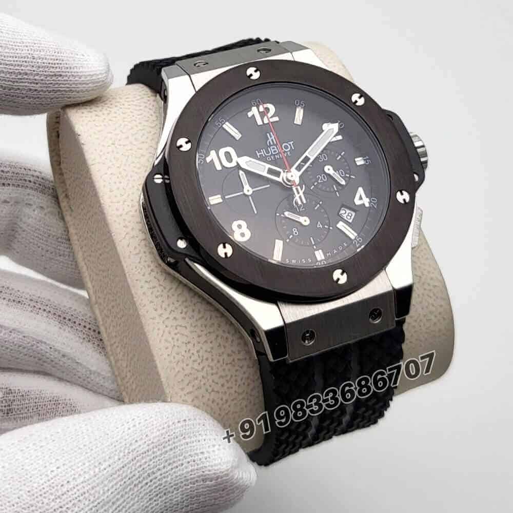 Hublot Big Bang Silver Ceramic Bezel High Quality Watch (1)
