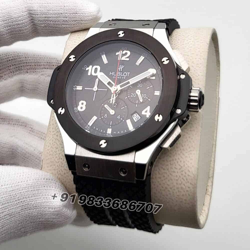 Hublot Big Bang Silver Ceramic Bezel High Quality Watch (1)